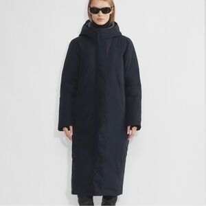 NWOT The Group Babaton Black Explore Long Down Puffer Coat Jacket Size Small